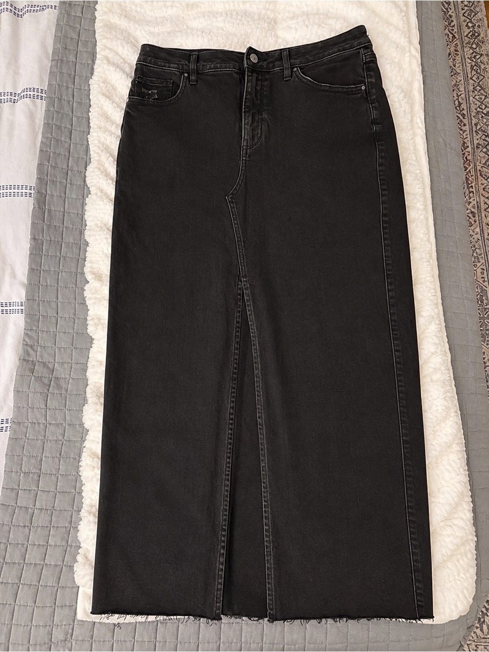 Express Black Straight-Leg Jeans